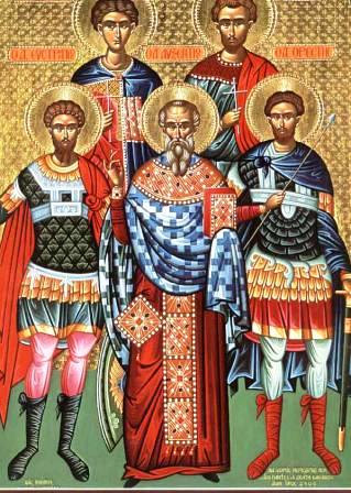 The Holy Martyrs Eustratius, Auxentius, Eugene, Mardarius and Orestes