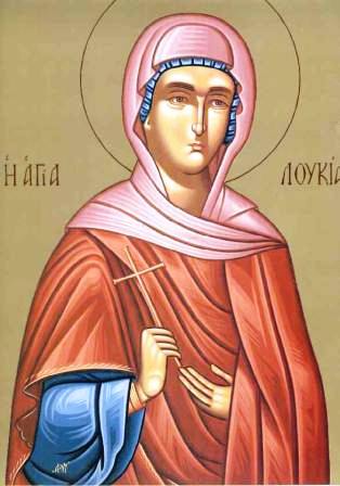 The Holy Martyr Lucy the Virgin