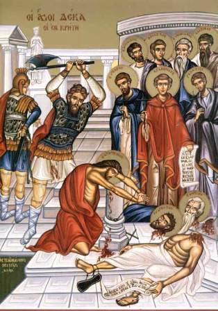 The Ten Holy Martyrs of Crete