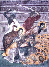 Martyr Michael, abbot in Armenia, and 36 Fathers with him (790)
