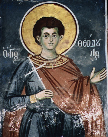 Mártir Agatopodes el Diácono, Teodolo el Lector, y otros con ellos, en Tesalónica