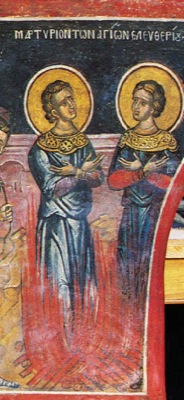 Martyrs Eleutherius and Leonides of Constantinople, and many infants with them