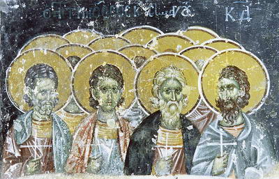 The Holy Martyrs Timothy, Agapius and Thecla