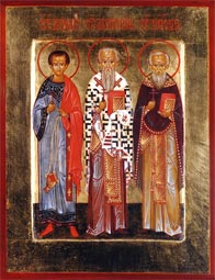 The Hieromartyr Acepsimas, Bishop of Naeson, and others with him