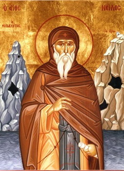 Our Holy Father Nilus, the Outpourer of Myrrh