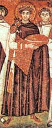 Die hll. Rechtgläubige Kaiser Justinian und Kaiserin Theodora