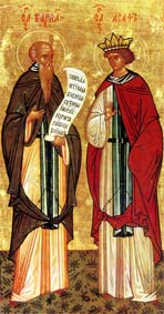 圣瓦尔拉穆及圣约阿撒法修士（ 出家前本印度王子 ），及圣阿文奈尔（ 圣约阿撒法之父王 ）（ 4 世纪 ）