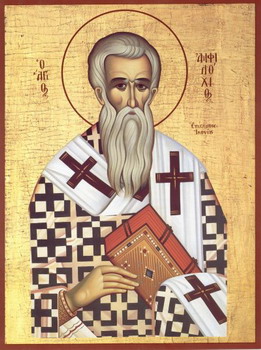圣安斐洛希（ 伊科尼雍地方主教， 394 年 ）