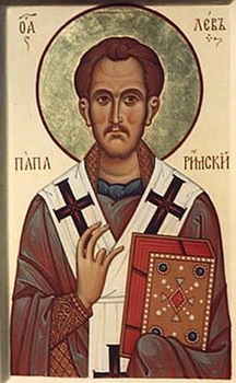St Leo the First, Pope of Rome