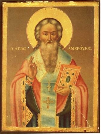 Святой Амвросий, епископ Медиоланский