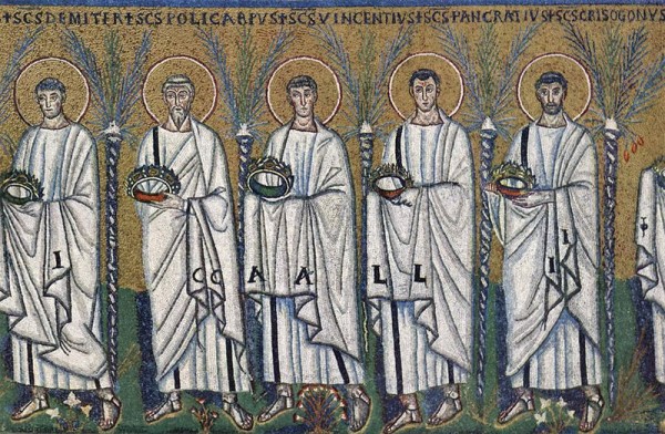 Sts Philémon, Apollonios, Arien et leurs 4 compagnons
