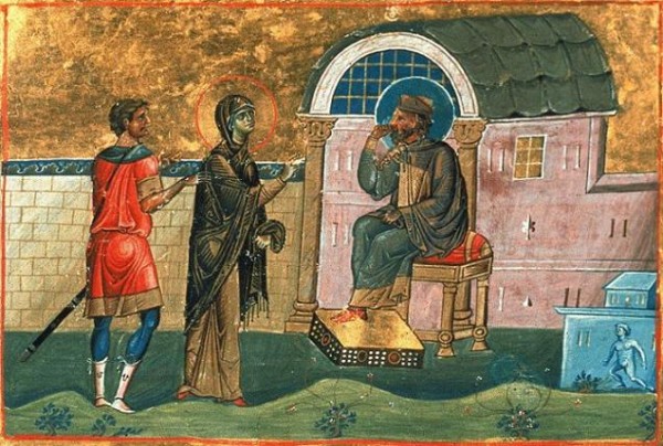 Hl. Poplia, Diakonisse in Antiochien, die Bekennerin, Diakonisa von Antiochia