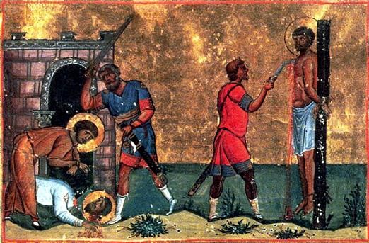 Свети мъченици Трофим и Тал, презвитери Лаодикийски
