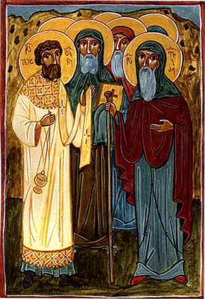 Преподобный Евагрий (сподвижник Шио Мгвимского), Илия-дьякон и другие