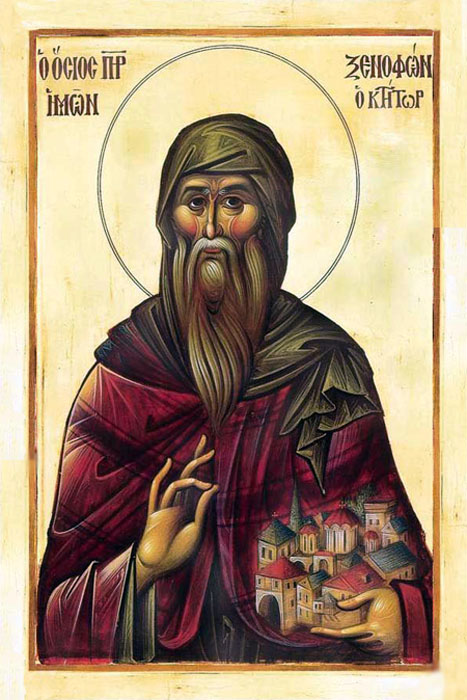 Преподобный Ксенофонт Афонский, игумен