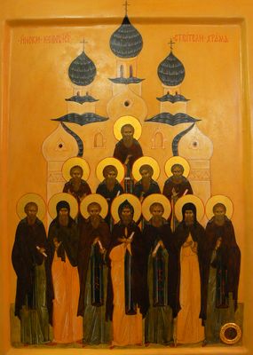 12-ти греков, строителей соборной Успенской церкви Киево-Печерской Лавры