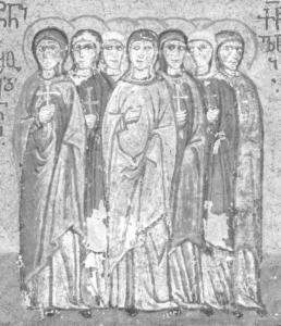 Святые мученицы-девы Александра, Клавдия, Евфрасия, Матрона, Иулиания, Евфимия и Феодосия
