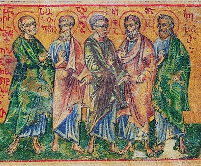 Святые апостолы от 70-ти: Сосфен, Аполлос, Кифа, Кесарь и Епафродит