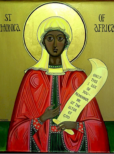 Моника Тагастская (332-387), мать блаженного Августина, святая