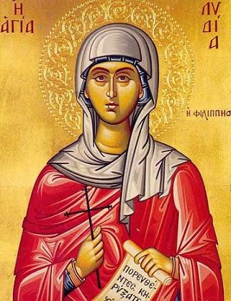 Праведная Лидия Порфиропродательница, Филиппийская, Фиатирская (Греч., ПЦА, Румын., Албан.)