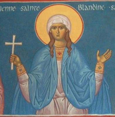 Мученица Бландина Лионская, дева 