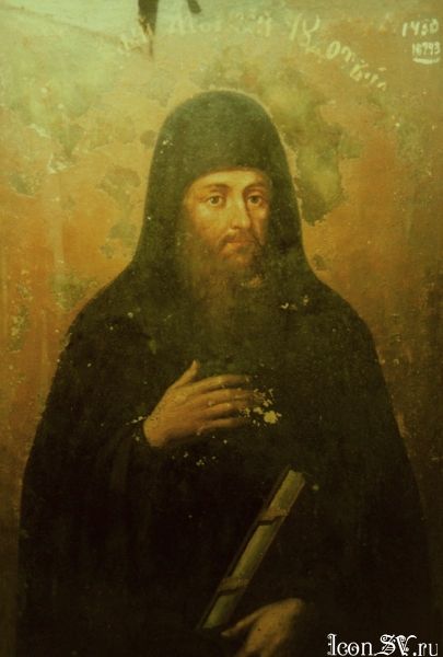Преподобный Моисей Печерский в дальних пещерах