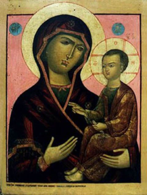 Икона Богородицы «Одигитрия» Выдропусская