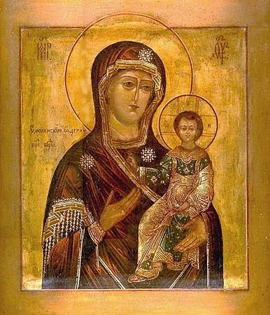 Икона Божией Матери «Одигитрия» Воронинская