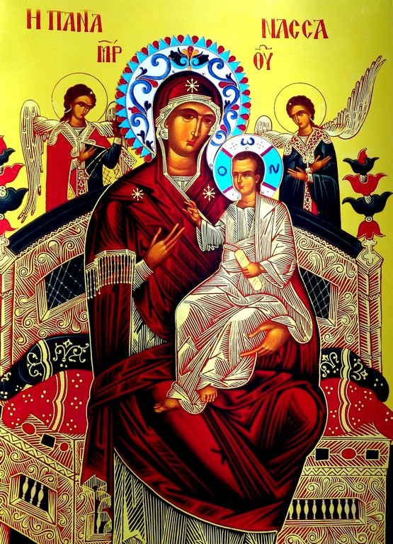 Икона Богородицы Всецарица (Пантанасса)