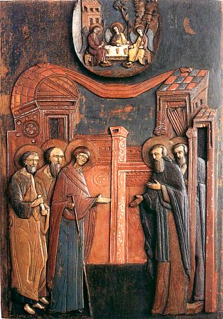 Празднование в честь явления Пресвятой Богородицы прп. Сергию Радонежскому (ок. 1385)