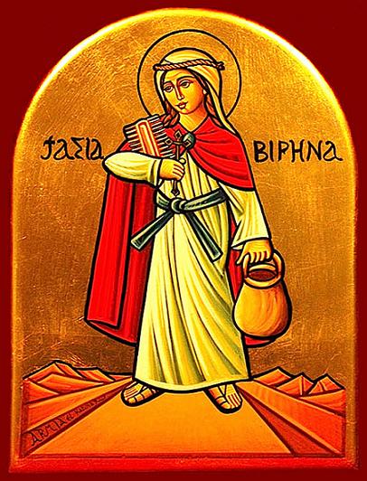 Преподобная Верена Золоторунская, Цурцахская, Фивейская 