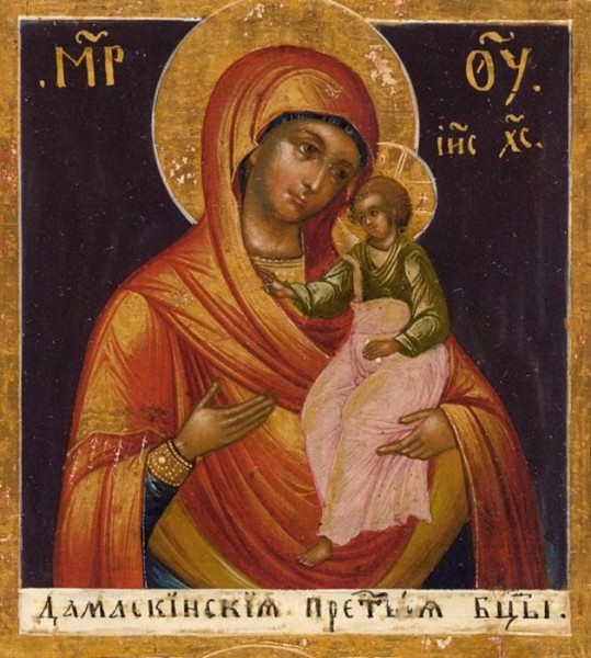 Икона Богородицы Дамаскинская