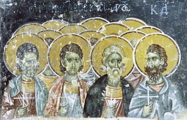 Mártires Babilas (Vavila) de Sicilia, y sus dos discípulos: Timoteo y Agapio