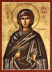 Ste martyre Thomaida d'Alexandrie