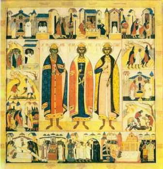 Sf. Mucenici Antonie, loan şi Eustatie