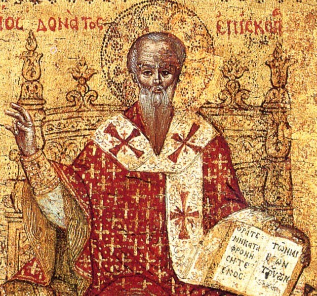 Hl. Donatos, Bischof von Euroea in Epiros