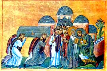 Pyhän Johanneksen reliikkien siirto Konstantinopoliin
