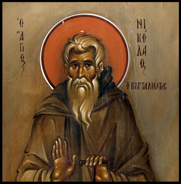Venerable Nicholas of Courtaliatis in Crete, monk (1670)