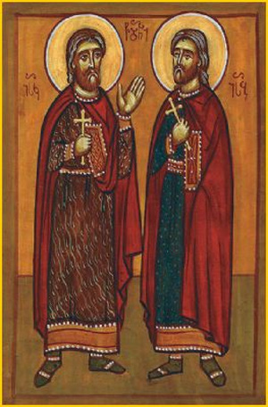 New Martyrs Isaac and Joseph, who suffered at Karnu, Georgia (808)