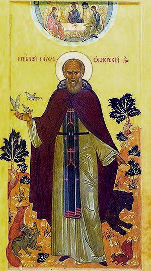 Saint Paul, fondateur du Monastère d'Obnora