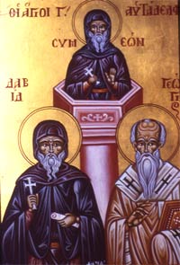 Sts. David, Symeon and George, confessors of Mitylene