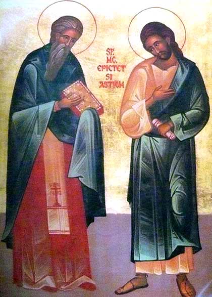 Преподобномученики Епиктет пресвитер и Астион монах