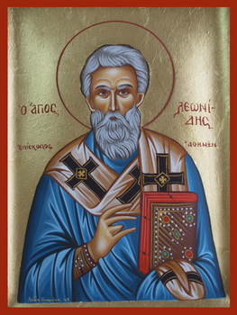 St. Leonidas, bishop of Athens