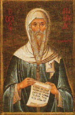 St. Andrew the hermit and wonderworker