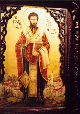 蒙福者奥古斯丁（ 希颇主教， 430 年 ）及其母亲圣妇莫尼卡（ 387 年 ）