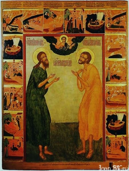 Saints Jean et Longin, Thaumaturges de Yarensk (Solovski)
