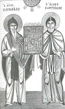 Saints Barnabé et Sophrone, fondateur du monastère de la Mère de Dieu de Souméla