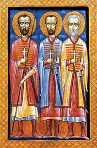 Saints Didzini, Elizabar et Chalvi, Princes de Géorgie