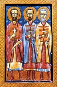Martyrs Prince Elizbar and Prince Shalva of Ksani, Georgia (1661) 