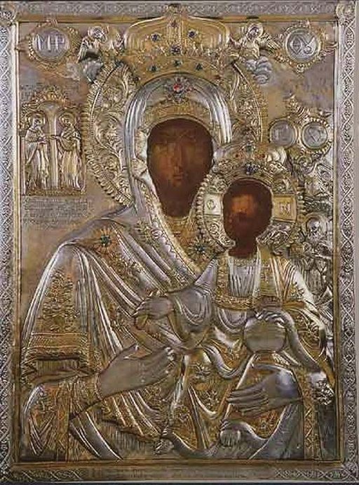 L'icône de l'Intercession de la Très Sainte Mère de Dieu de Pskov